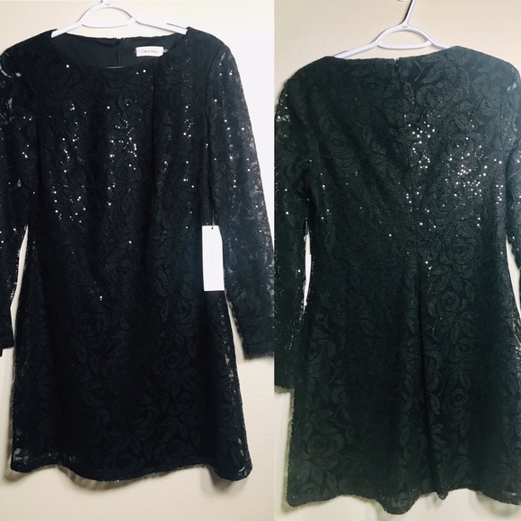 Sparkly Calvin Klein Cocktail Dress. - Picture 4 of 6